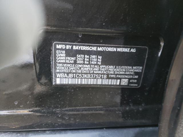 WBAJB1C53KB375218 BMW 530XE