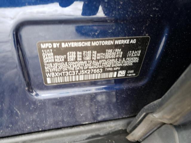 WBXHT3C37J5K27663 BMW X1 Xdrive28i