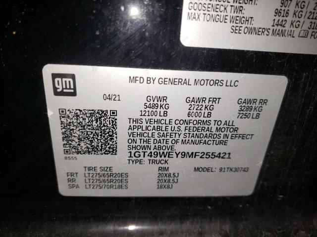 1GT49WEY9MF255421 GMC Sierra K3500 Denali