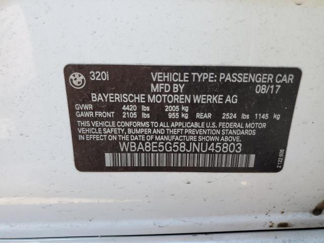 WBA8E5G58JNU45803 BMW 320 XI