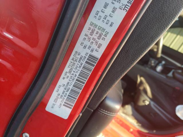 1C4RDJAG8JC462867 Dodge Durango Sxt