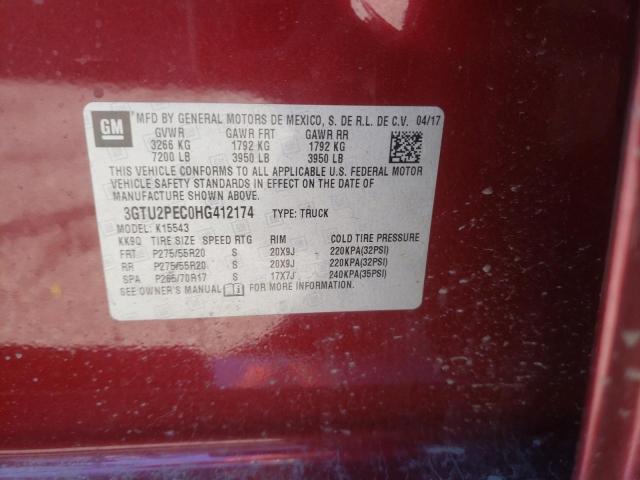 3GTU2PEC0HG412174 GMC Sierra K1500 Denali