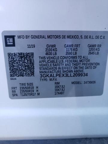 3GKALPEX3LL209934 GMC Terrain Slt