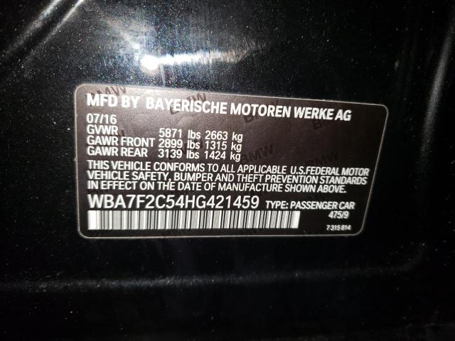 WBA7F2C54HG421459 BMW 750 Xi