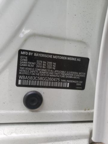 WBA5B3C58GG260475 BMW 535 XI