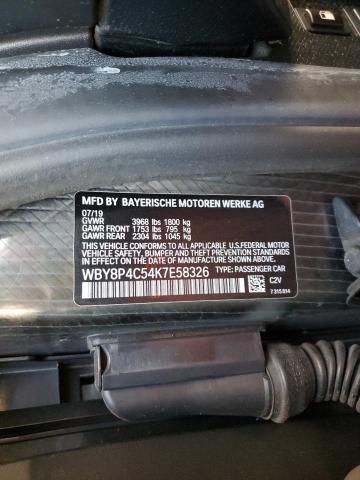 WBY8P4C54K7E58326 BMW I3 REX