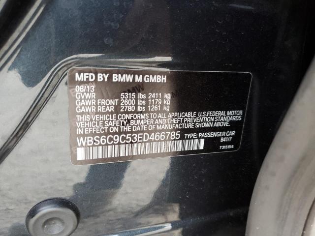 WBS6C9C53ED466785 BMW M6 Gran Coupe