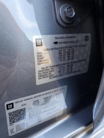 3GTU9DED2MG224107 GMC Sierra K1500 Slt