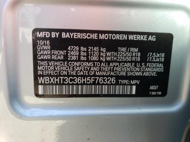 WBXHT3C36H5F76326 BMW X1 Xdrive28i