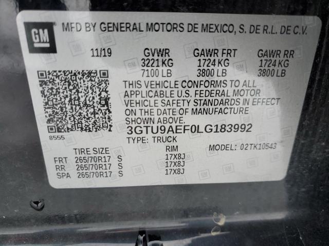 3GTU9AEF0LG183992 GMC Sierra K1500