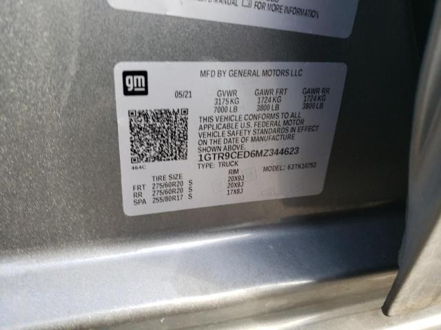 1GTR9CED6MZ344623 GMC Sierra K1500 Elevation