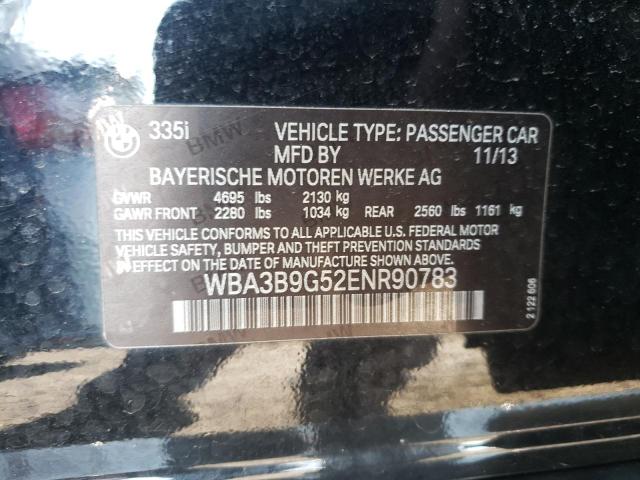 WBA3B9G52ENR90783 BMW 335 XI