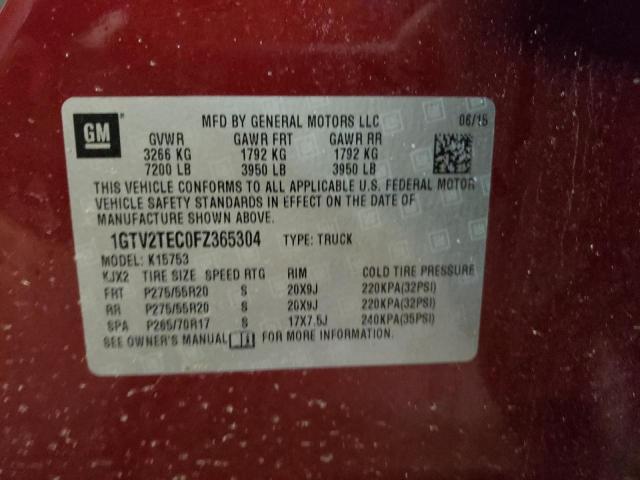 1GTV2TEC0FZ365304 GMC Sierra K1500