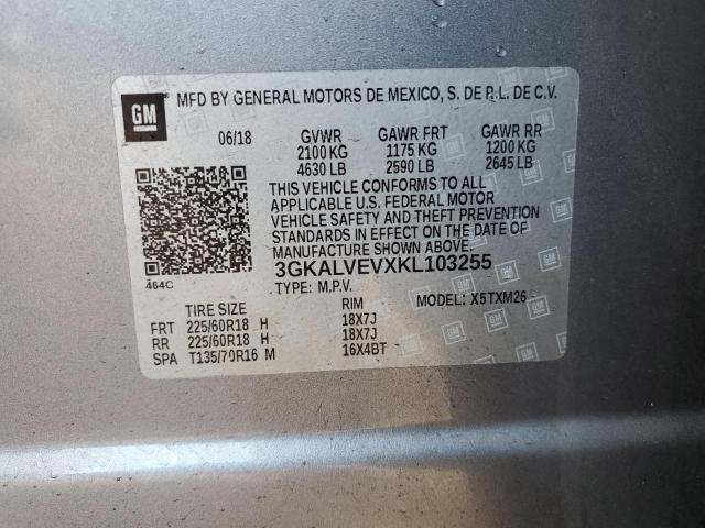 3GKALVEVXKL103255 GMC Terrain Slt