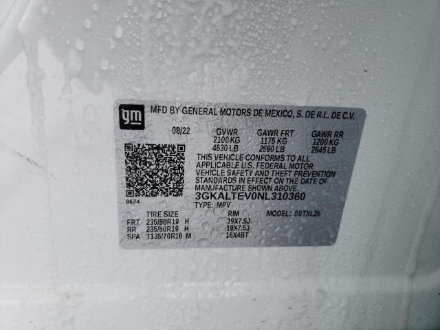 3GKALTEV0NL310360 GMC Terrain Sle