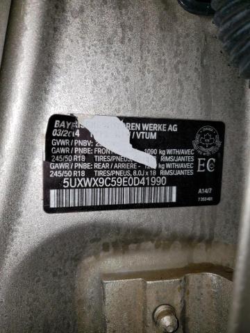 5UXWX9C59E0D41990 BMW X3 Xdrive28i
