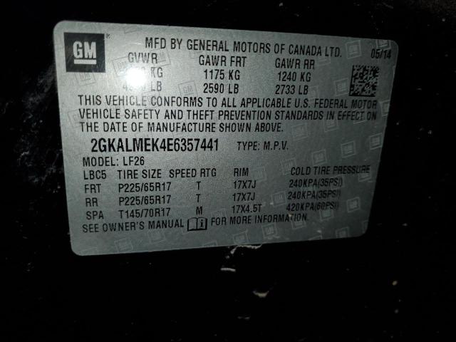 2GKALMEK4E6357441 GMC Terrain Sle