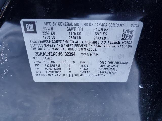 2GKALNEK0H6132394 GMC Terrain Sle
