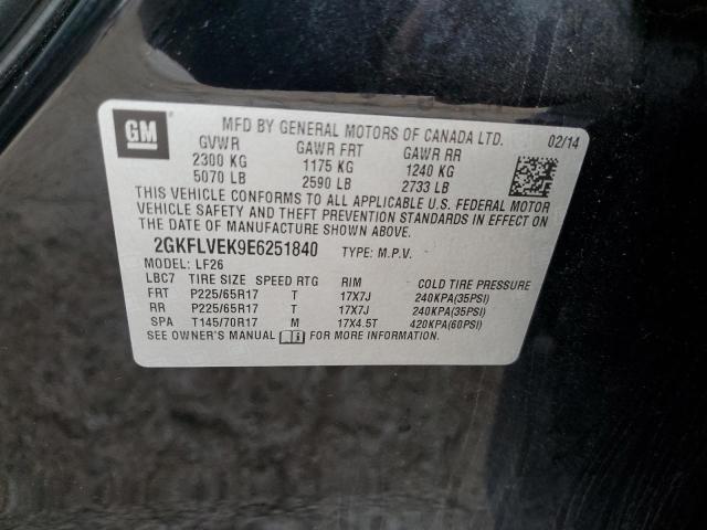 2GKFLVEK9E6251840 GMC Terrain Sle