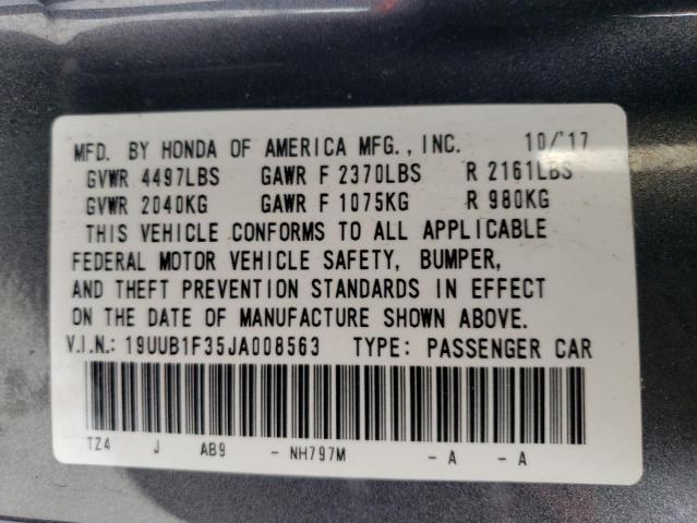 19UUB1F35JA008563 Acura TLX