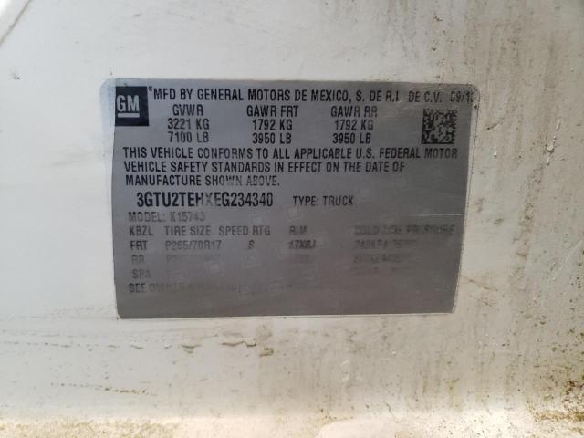 3GTU2TEHXEG234340 GMC Sierra K1500