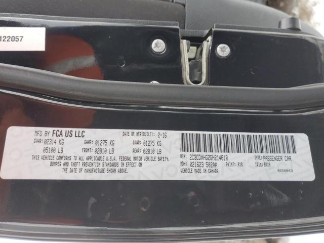 2C3CDXHG2GH214610 Dodge Charger Sxt