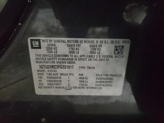3GTU2VEC3FG331817 GMC Sierra K1500 Slt
