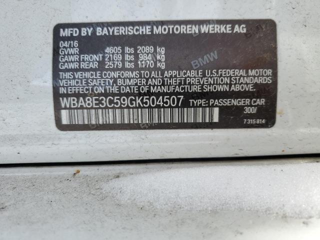 WBA8E3C59GK504507 BMW 328 Xi Sulev