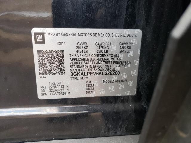 3GKALPEV6KL326260 GMC Terrain Slt