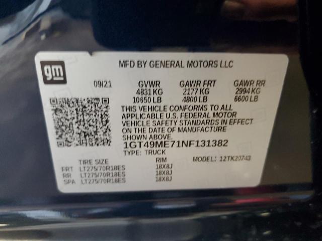 1GT49ME71NF131382 GMC Sierra K2500 Sle