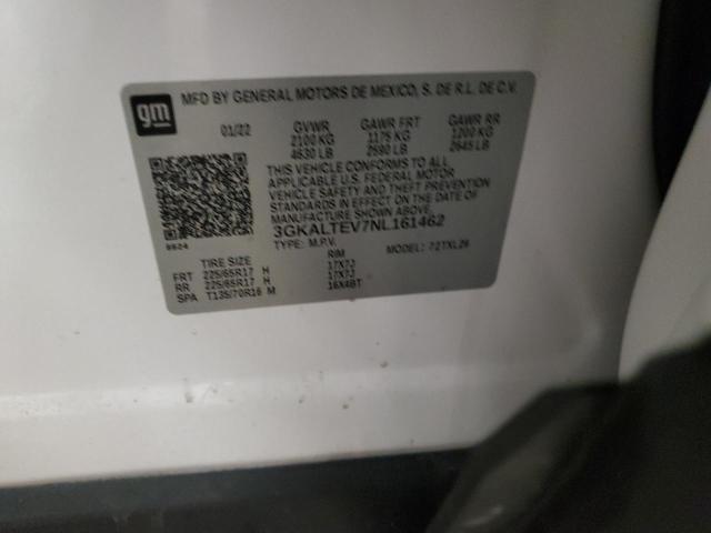 3GKALTEV7NL161462 GMC Terrain Sle
