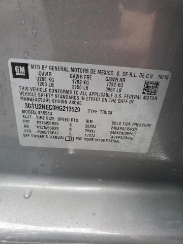 3GTU2NEC0HG213629 GMC Sierra K1500 Slt