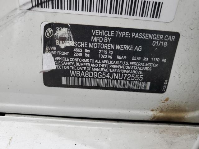 WBA8D9G54JNU72555 BMW 330 XI