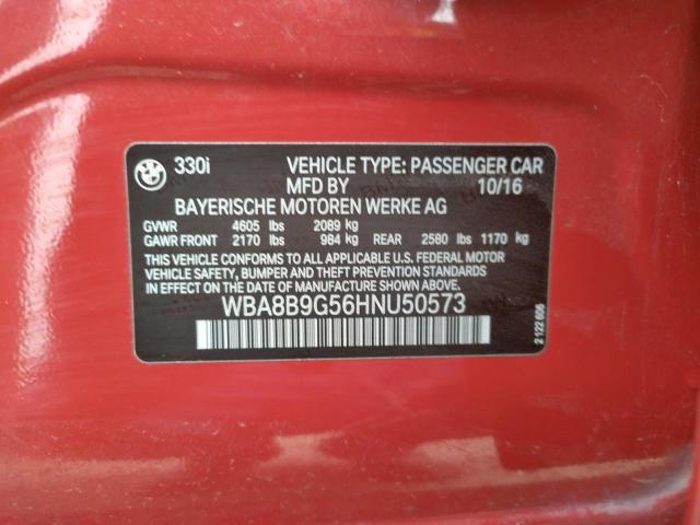 WBA8B9G56HNU50573 BMW 330 I