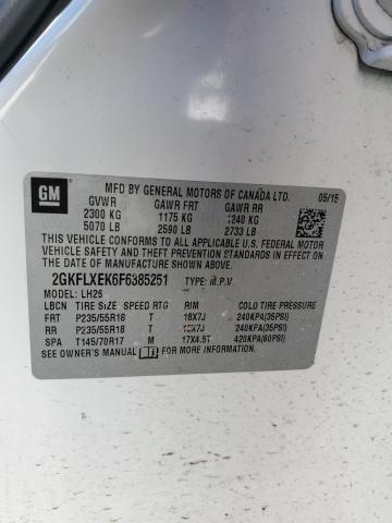 2GKFLXEK6F6385251 GMC Terrain Slt