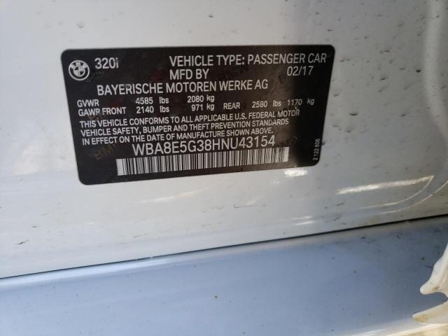 WBA8E5G38HNU43154 BMW 320 XI