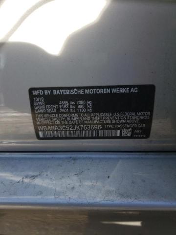 WBA8A3C52JK763696 BMW 320 XI