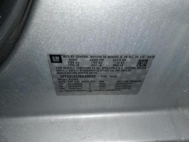 3GTU2UEC0EG409902 GMC Sierra K1500 Sle