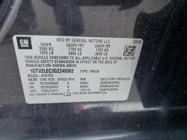 1GTV2LEC3GZ240962 GMC Sierra K1500