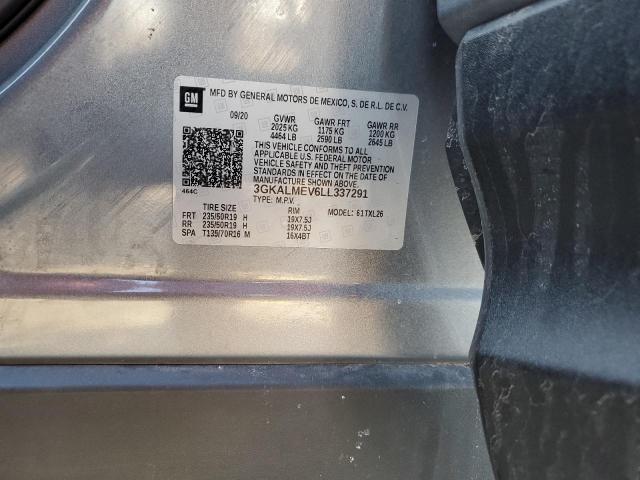 3GKALMEV6LL337291 GMC Terrain Sle