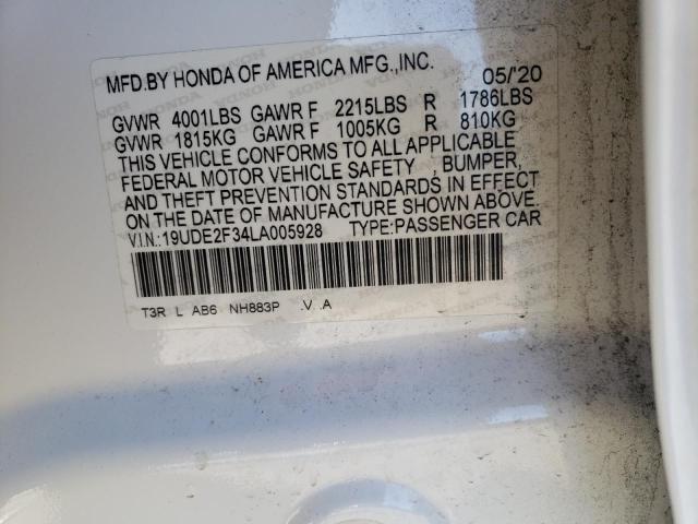 19UDE2F34LA005928 Acura ILX