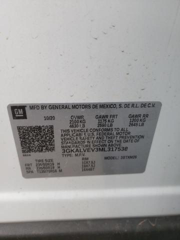 3GKALVEV3ML317538 GMC Terrain Slt