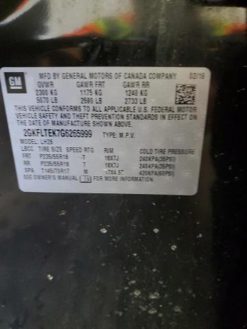 2GKFLTEK7G6265999 GMC Terrain Sle