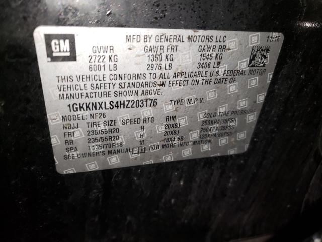 1GKKNXLS4HZ203176 GMC Acadia Denali