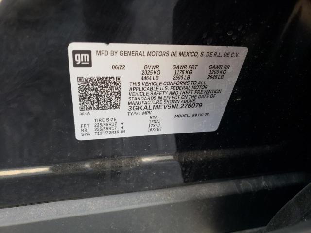 3GKALMEV5NL276079 GMC Terrain Sle