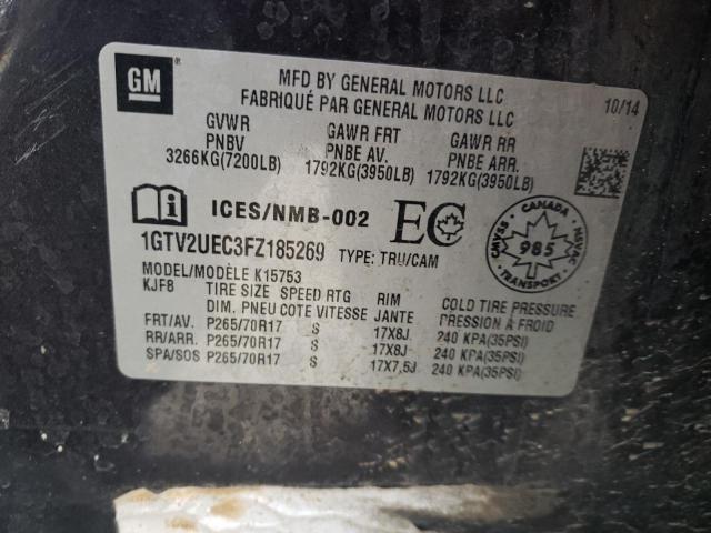1GTV2UEC3FZ185269 GMC Sierra K1500 Sle