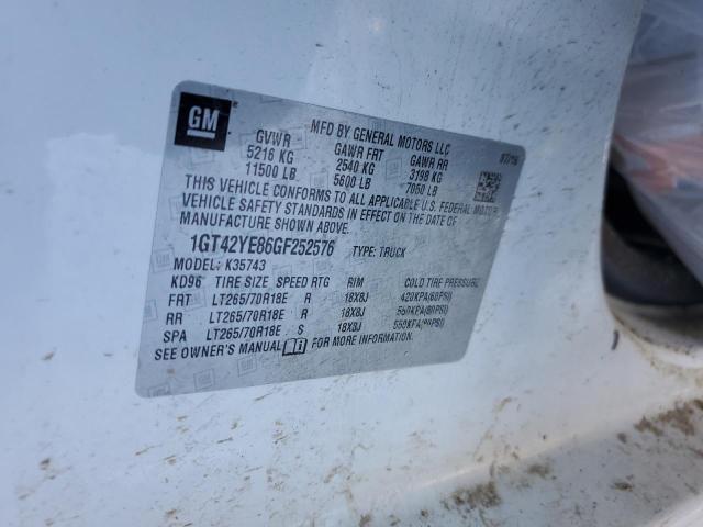 1GT42YE86GF252576 GMC Sierra K3500 Denali