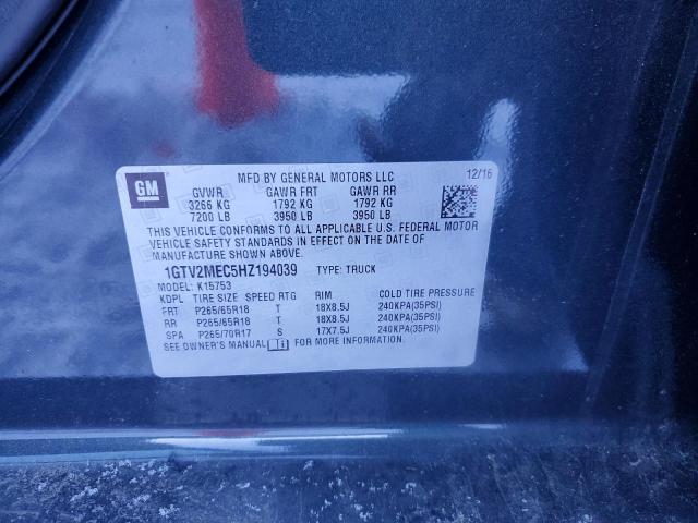 1GTV2MEC5HZ194039 GMC Sierra K1500 Sle