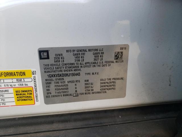 1GKKVSKD0HJ156443 GMC Acadia Limited Slt-2
