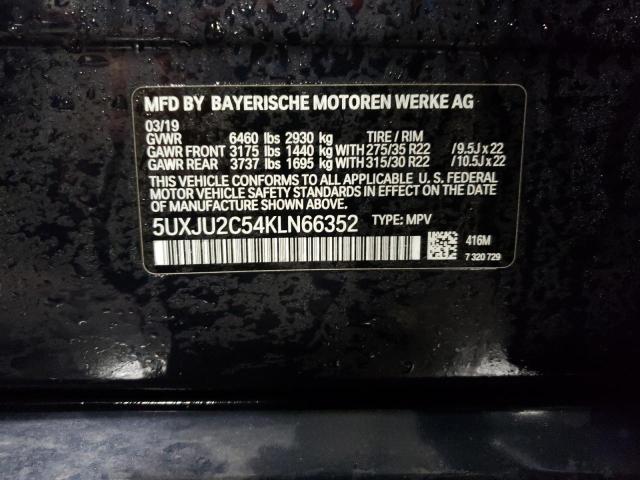 5UXJU2C54KLN66352 BMW X5 Xdrive50i